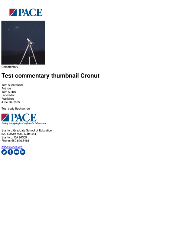 Test commentary thumbnail Cronut PDF
